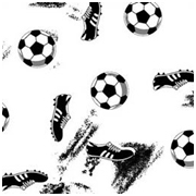 white / black soccer transfer pattern