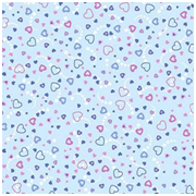 blue hearts transfer pattern