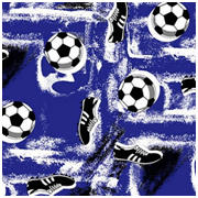 blue soccer transfer pattern