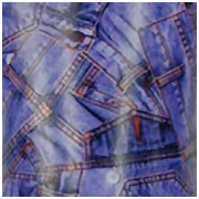 denim transfer pattern